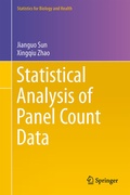 Cover: Statistical Analysis of Panel Count Data - Springer