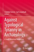 Cover: Against Typological Tyranny in Archaeology - Springer