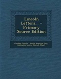 Cover: Lincoln Letters... - Nabu Press
