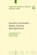 Cover: Deutsche Grammatik - Regeln, Normen, Sprachgebrauch - De Gruyter