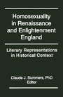 Cover: Homosexuality in Renaissance and Enlightenment England - Routledge