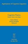 Cover: Cognitive Poetics - De Gruyter Mouton
