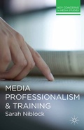 Cover: Media Professionalism and Training - Red Globe Press