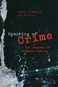 Cover: Speaking of Crime - University of Chicago Press