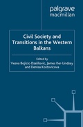 Cover: Civil Society and Transitions in the Western Balkans - Palgrave Macmillan