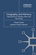 Cover: Geography and Memory - Palgrave Macmillan
