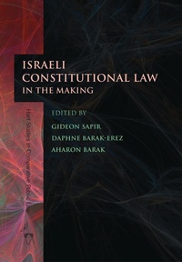 Enlarge image Cover: Israeli Constitutional Law in the Making - Hart Publishing