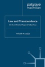 Cover: Law and Transcendence - Palgrave Macmillan