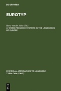 Cover: Word Prosodic Systems in the Languages of Europe - De Gruyter Mouton