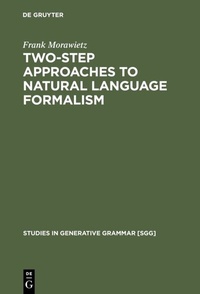 Abbildung von: Two-Step Approaches to Natural Language Formalism - De Gruyter Mouton