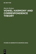 Cover: Vowel Harmony and Correspondence Theory - De Gruyter Mouton