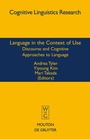 Cover: Language in the Context of Use - De Gruyter Mouton