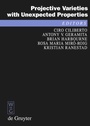 Cover: Projective Varieties with Unexpected Properties - De Gruyter