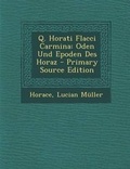 Cover: Q. Horati Flacci Carmina - Nabu Press
