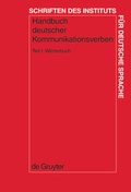 Cover: W&ouml;rterbuch - De Gruyter