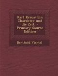 Cover: Karl Kraus - Nabu Press
