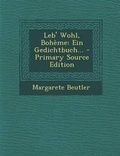 Cover: Leb' Wohl, Boheme - Nabu Press