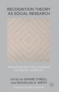 Cover: Recognition Theory as Social Research - Palgrave Macmillan