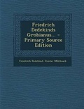 Cover: Friedrich Dedekinds Grobianus... - Primary Source Edition - Nabu Press