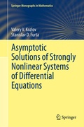 Cover: Asymptotic Solutions of Strongly Nonlinear Systems of Differential Equations - Springer