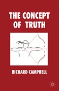 Cover: The Concept of Truth - Palgrave Macmillan