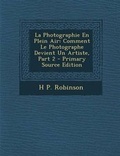 Cover: La Photographie En Plein Air - Nabu Press