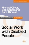 Cover: Social Work with Disabled People - Red Globe Press