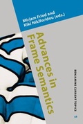 Cover: Advances in Frame Semantics - John Benjamins Publishing Co
