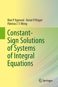 Cover: Constant-Sign Solutions of Systems of Integral Equations - Springer