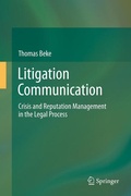 Abbildung von: Litigation Communication - Springer