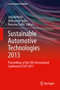 Cover: Sustainable Automotive Technologies 2013 - Springer