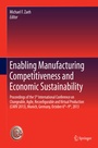 Cover: Enabling Manufacturing Competitiveness and Economic Sustainability - Springer