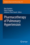 Cover: Pharmacotherapy of Pulmonary Hypertension - Springer