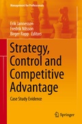 Cover: Strategy, Control and Competitive Advantage - Springer