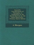 Cover: Scientific Corroborations of Theosophy - Nabu Press