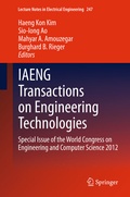 Cover: IAENG Transactions on Engineering Technologies - Springer