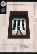 Cover: Monetary Policy Rules - University of Chicago Press