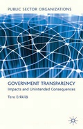 Cover: Government Transparency - Palgrave Macmillan