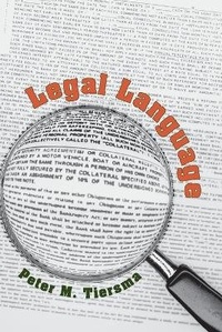 Enlarge image Cover: Legal Language - University of Chicago Press