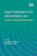 Cover: Legal Challenges in EU Administrative Law - Edward Elgar Publishing