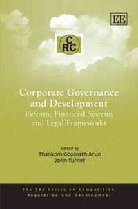 Enlarge image Cover: Corporate Governance and Development - Edward Elgar Publishing
