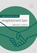 Cover: Employment Law - Palgrave Macmillan