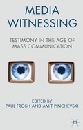 Cover: Media Witnessing - Palgrave Macmillan