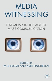 Enlarge image Cover: Media Witnessing - Palgrave Macmillan