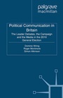 Cover: Political Communication in Britain - Palgrave Macmillan