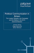 Cover: Political Communication in Britain - Palgrave Macmillan