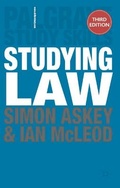 Cover: Studying Law - Palgrave Macmillan