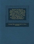 Cover: Neumann and Baretti's Dictionary of the Spanish and English Languages - Nabu Press