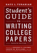Cover: Student's Guide to Writing College Papers - University of Chicago Press