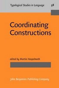 Enlarge image Cover: Coordinating Constructions - John Benjamins Publishing Co